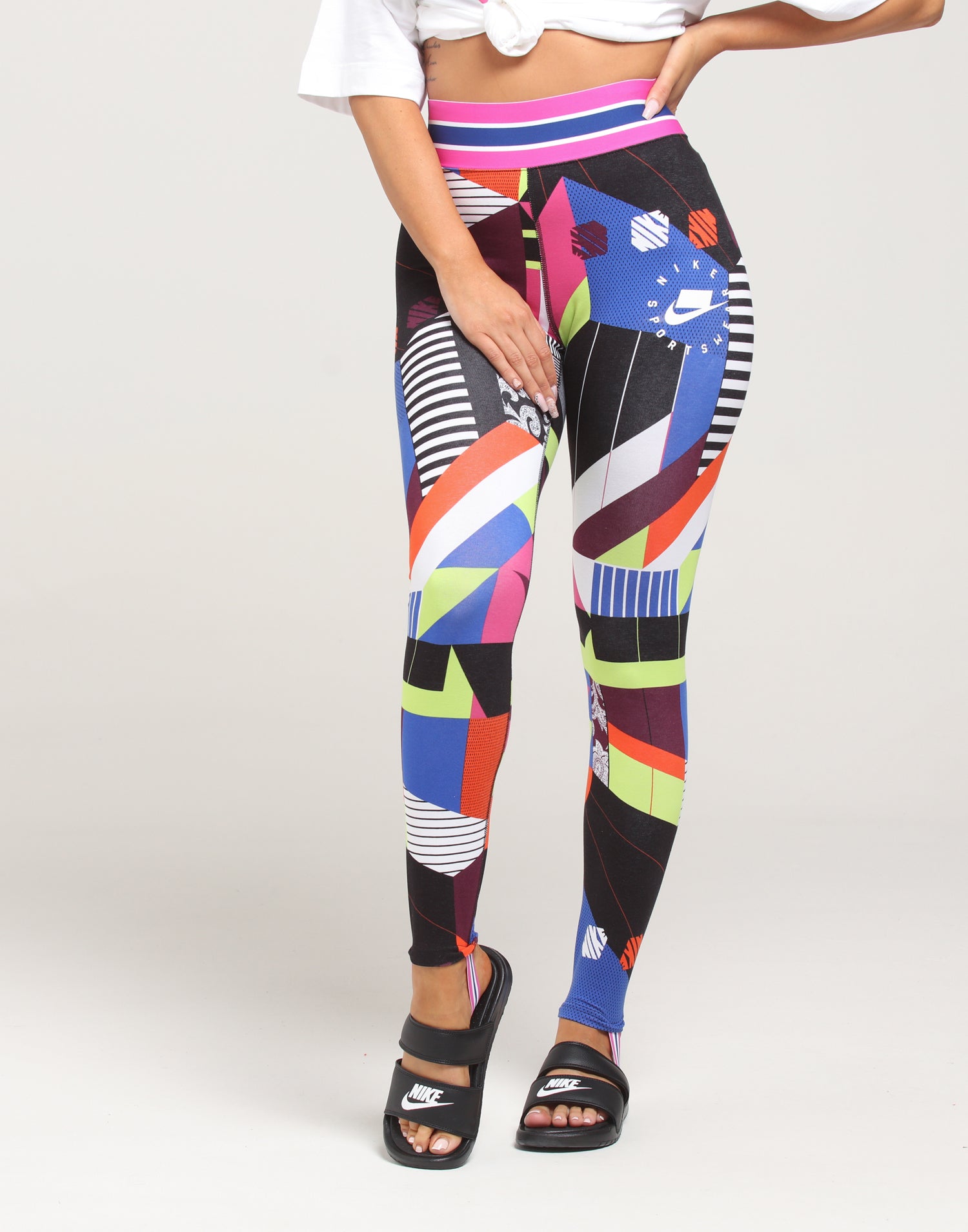 women's nike sportswear nsw allover print leggings