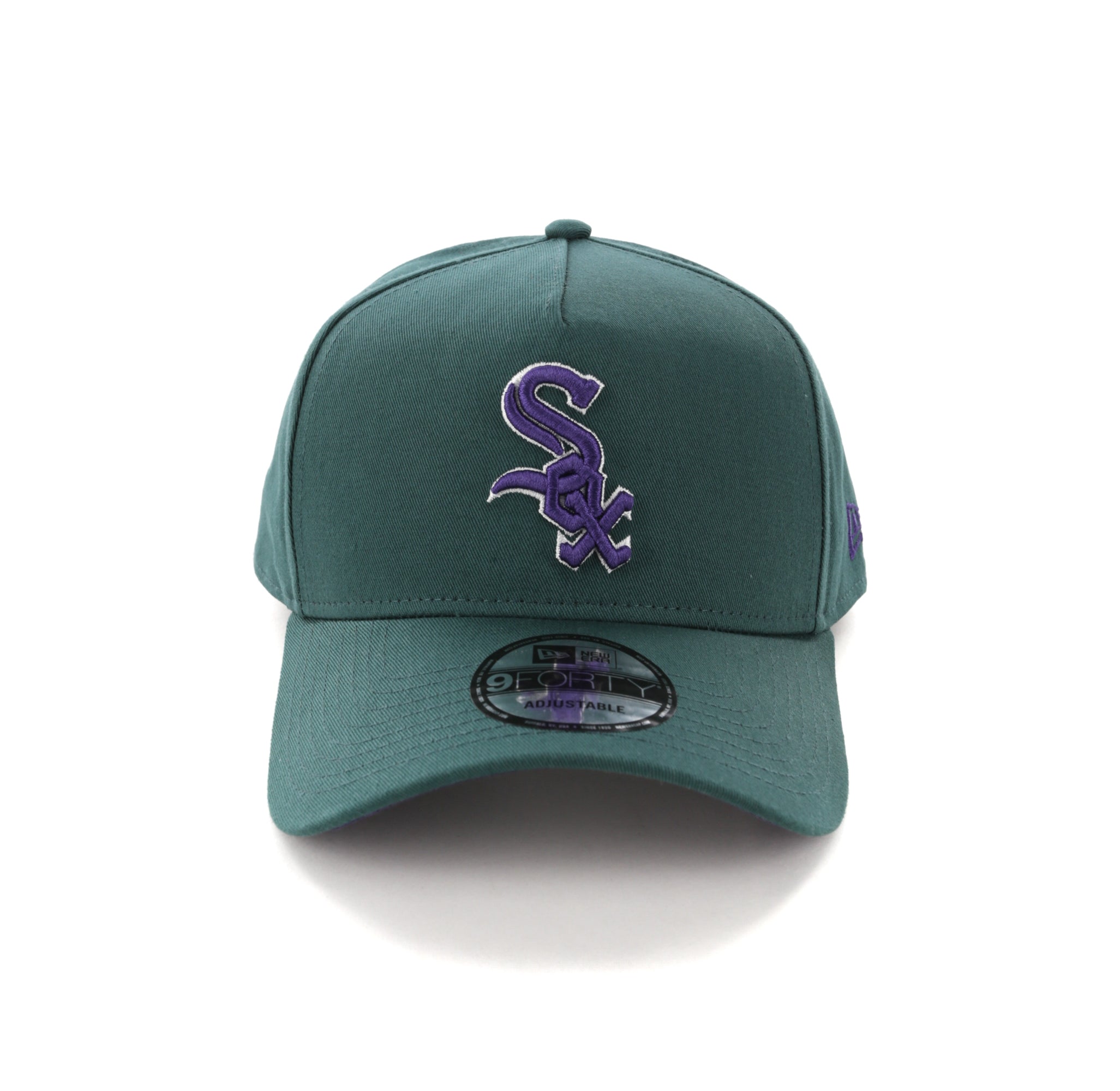 purple white sox hat