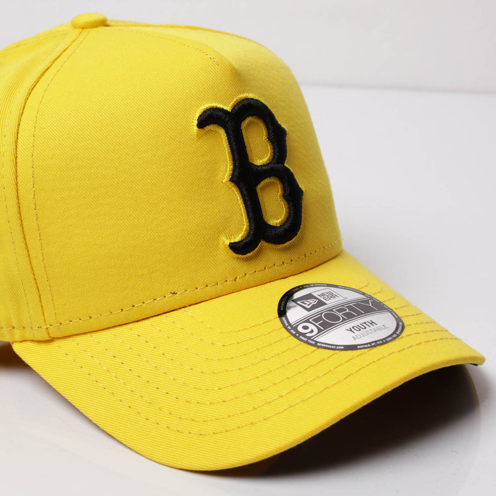 yellow red sox hat