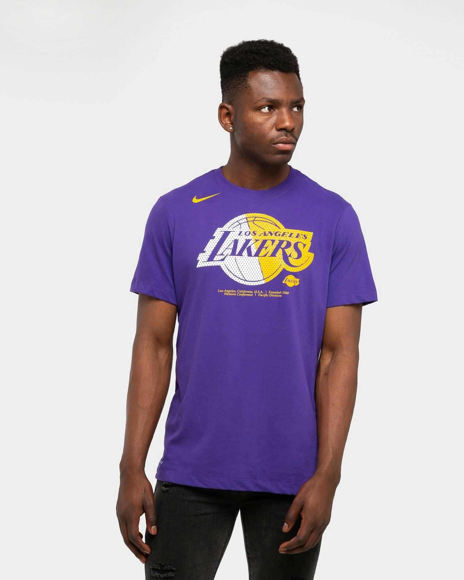 Nike Los Angeles Lakers Nike Dri Fit Tee Purple Culture Kings