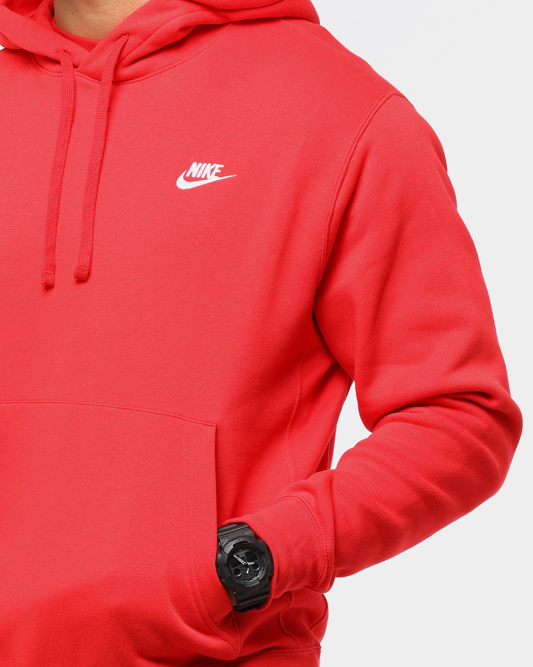 nike sportswear club fleece red