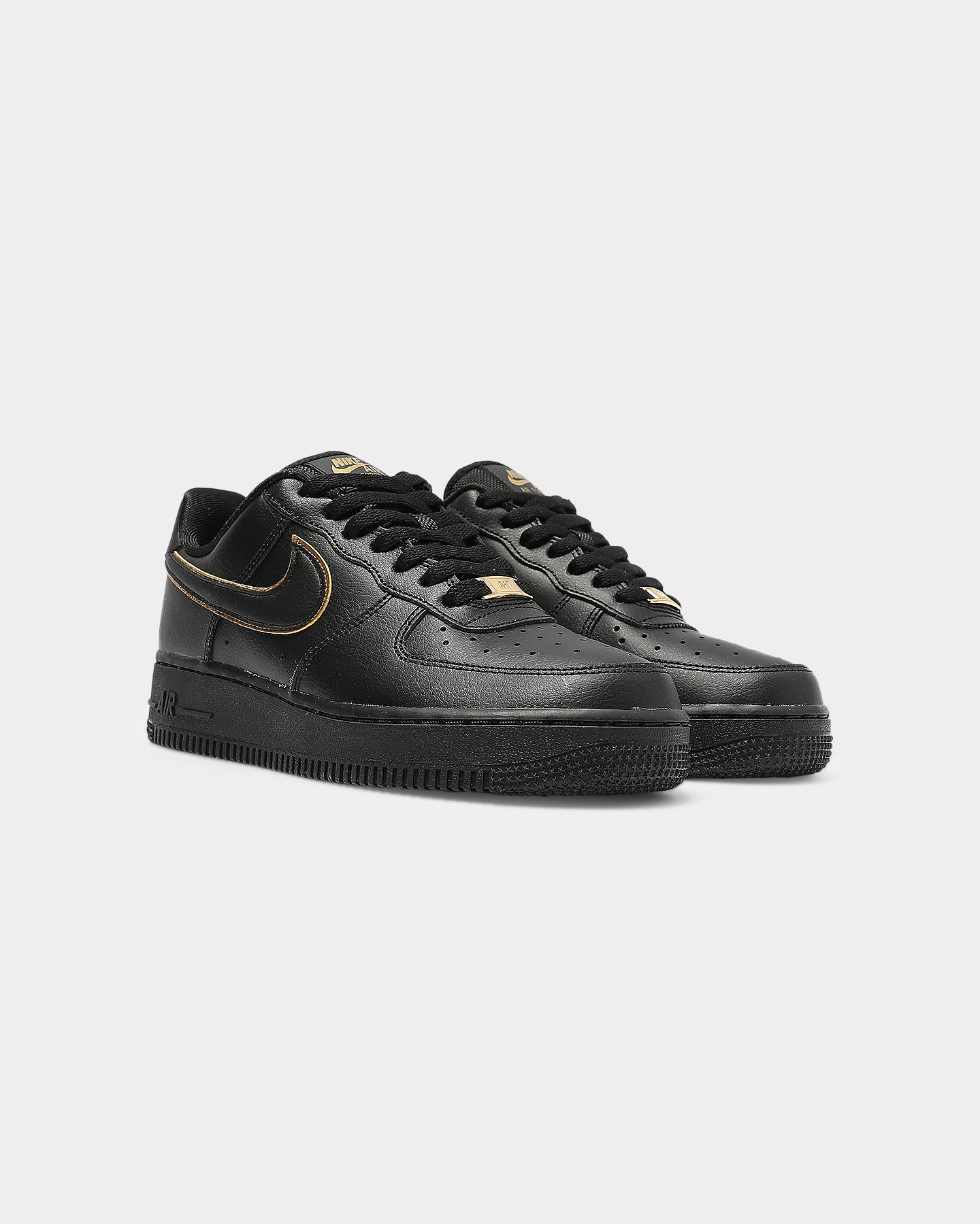 nike air force one black and gold