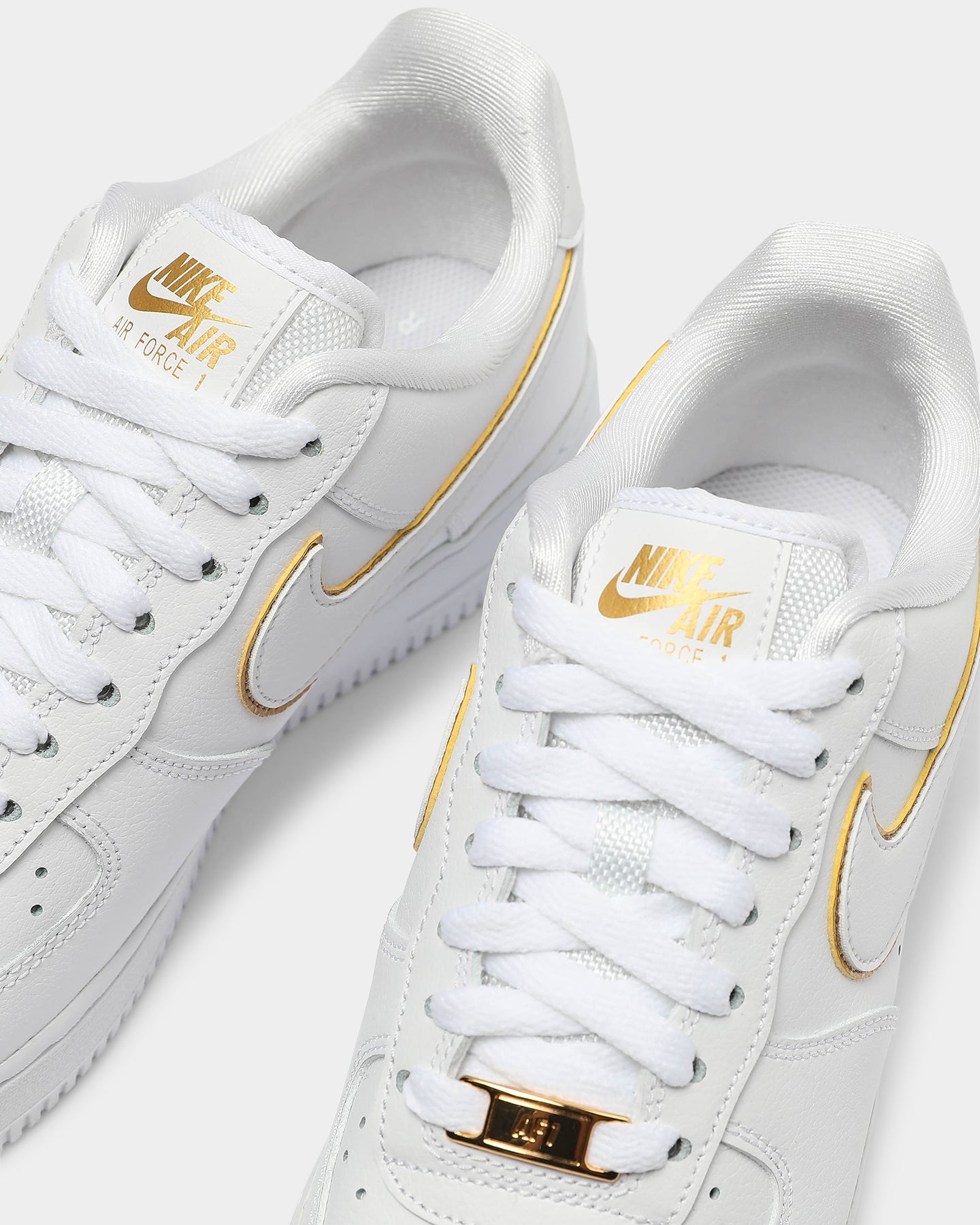 gold air force ones womens