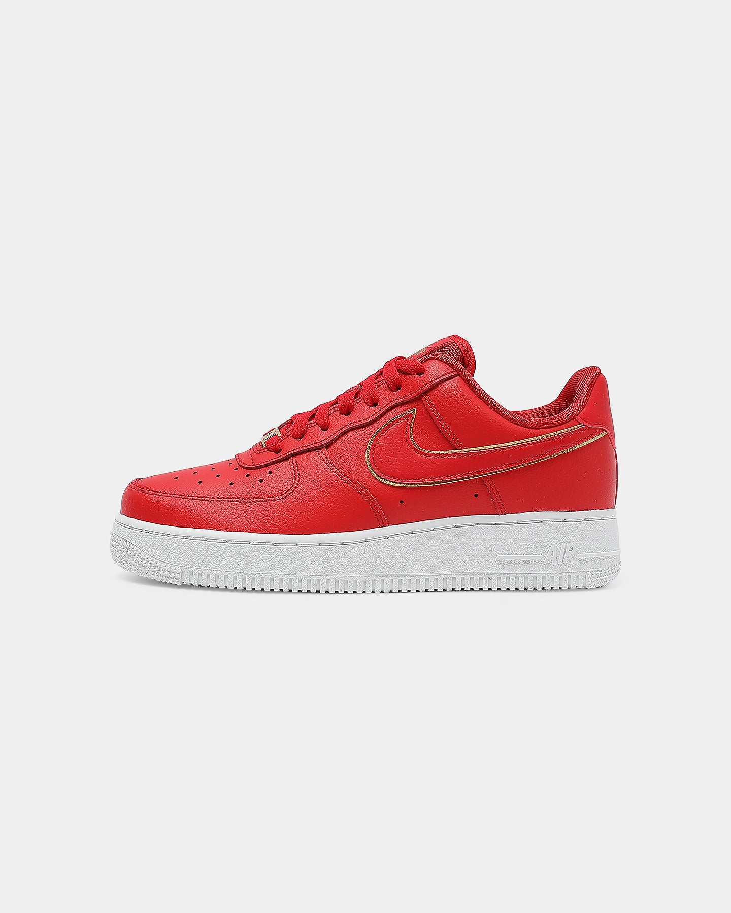 womens air force 1 white and red