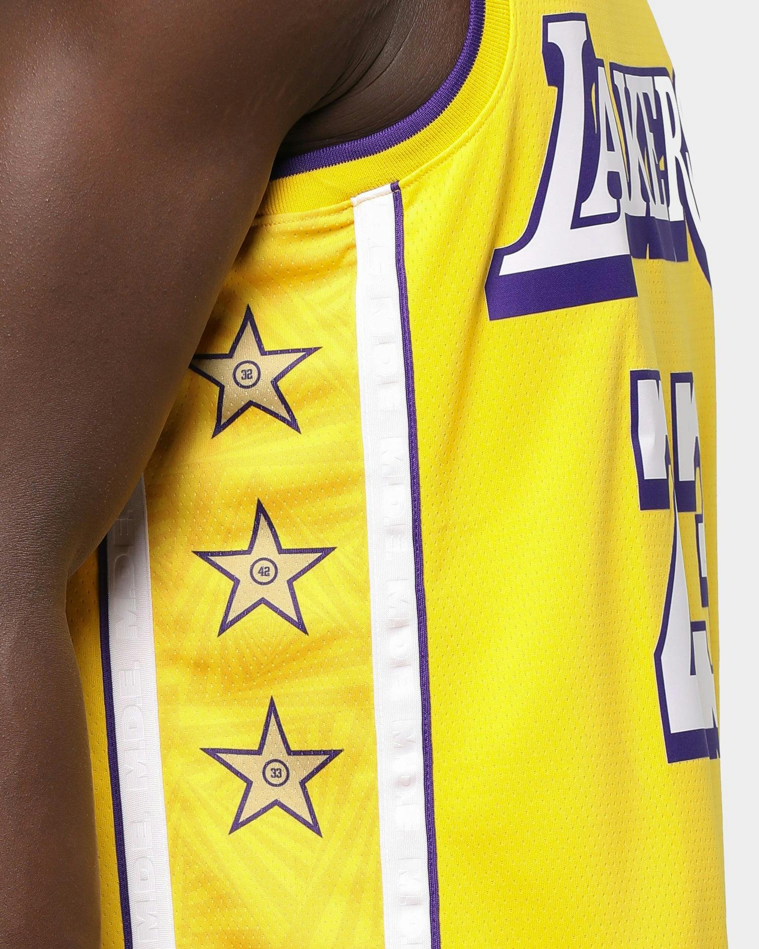 Nike Los Angeles Lakers Lebron James 23 City Edition Swingman Jersey Amarillo Culture Kings