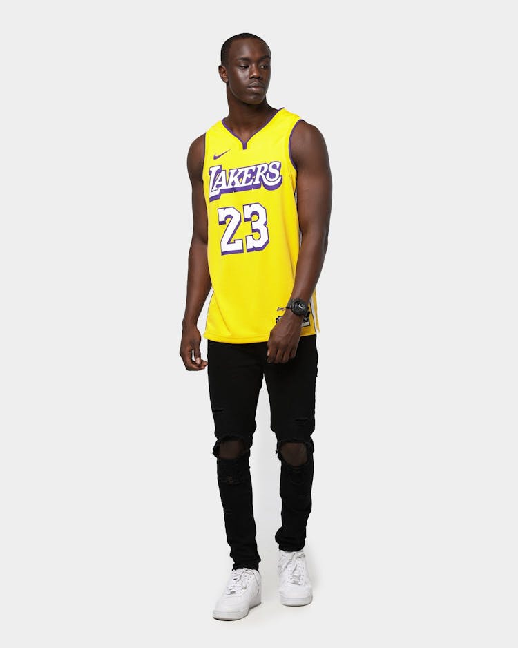 Nike Los Angeles Lakers Lebron James #23 City Edition ...