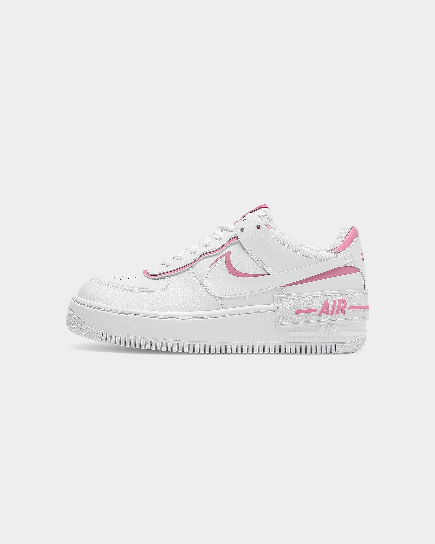 air force 1 white pink tick