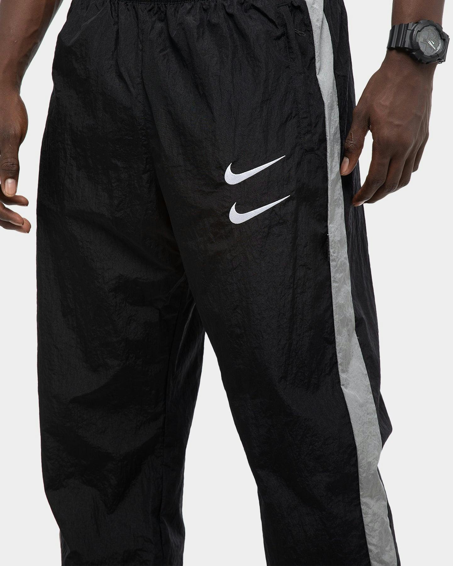 Nike Men's NSW Swoosh Woven Trousers Black/Grey/White | Culture Kings