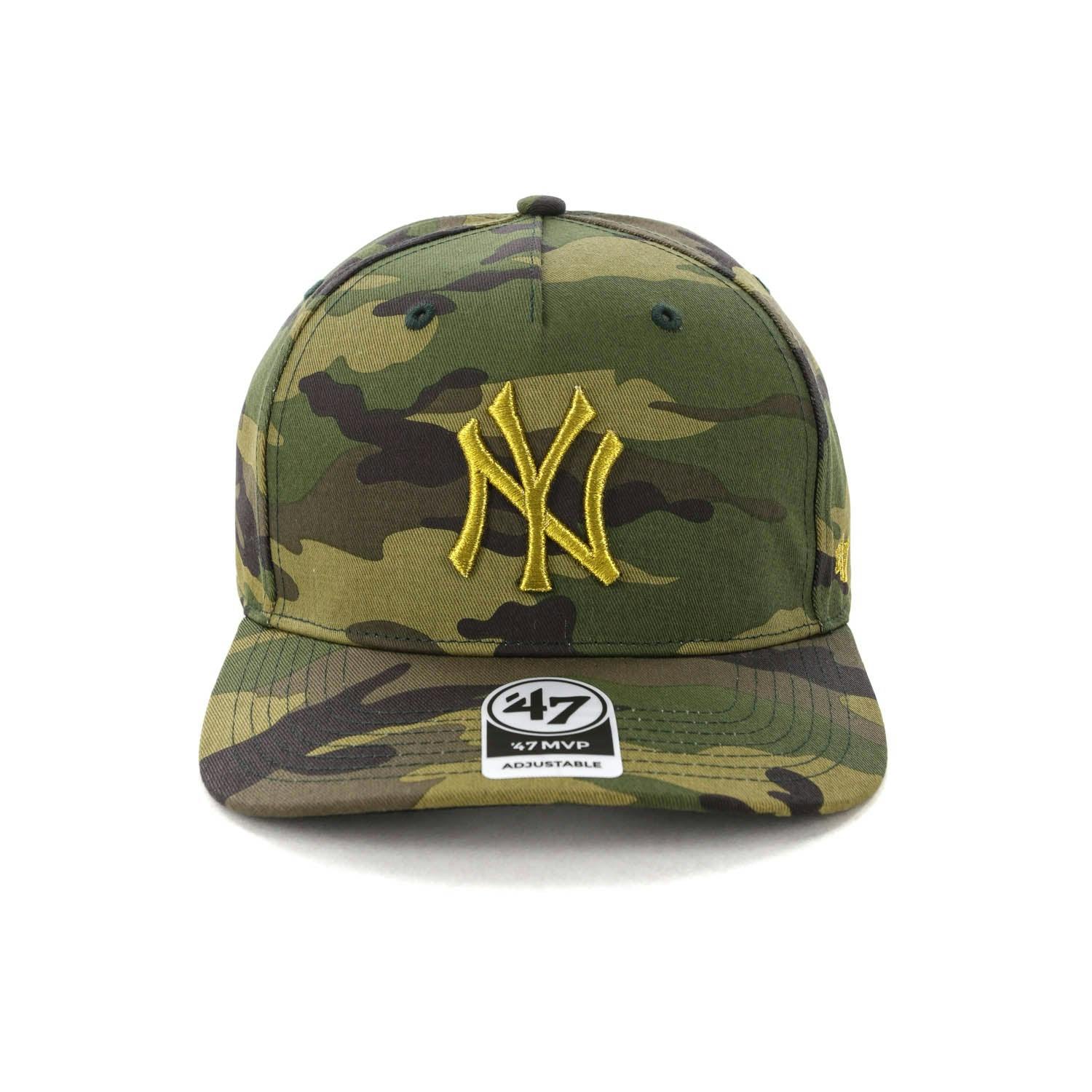 47 Brand New York Yankees Camo MVP DP Strapback Camo | Culture Kings