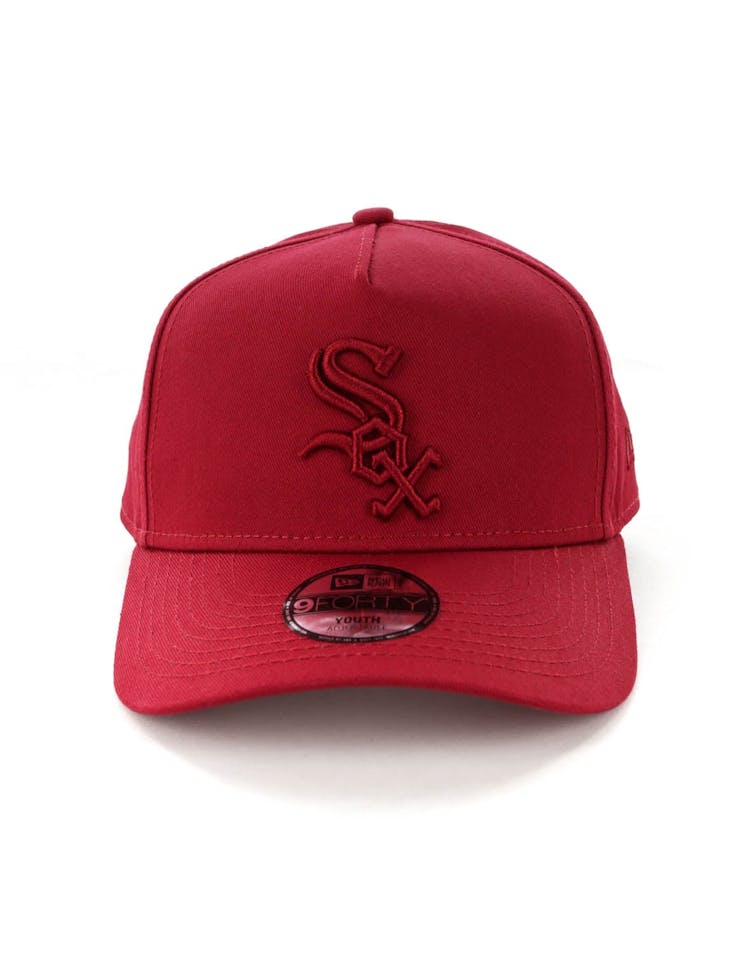New Era Youth Chicago White Sox 9forty A Frame Strapback Crimson