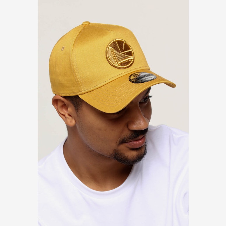 NEW ERA GOLDEN STATE WARRIORS 9FORTY A-FRAME SNAPBACK GOLD