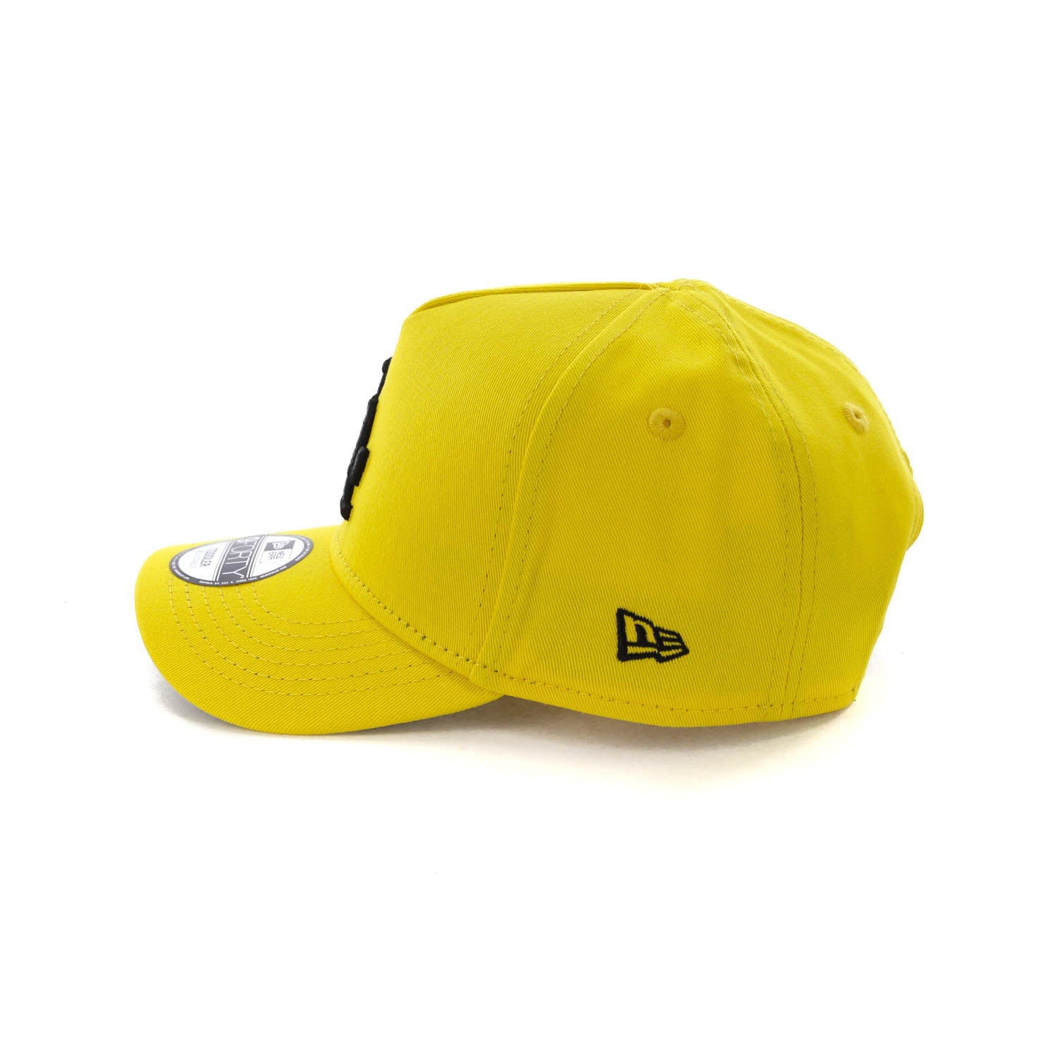 black and yellow dodgers hat