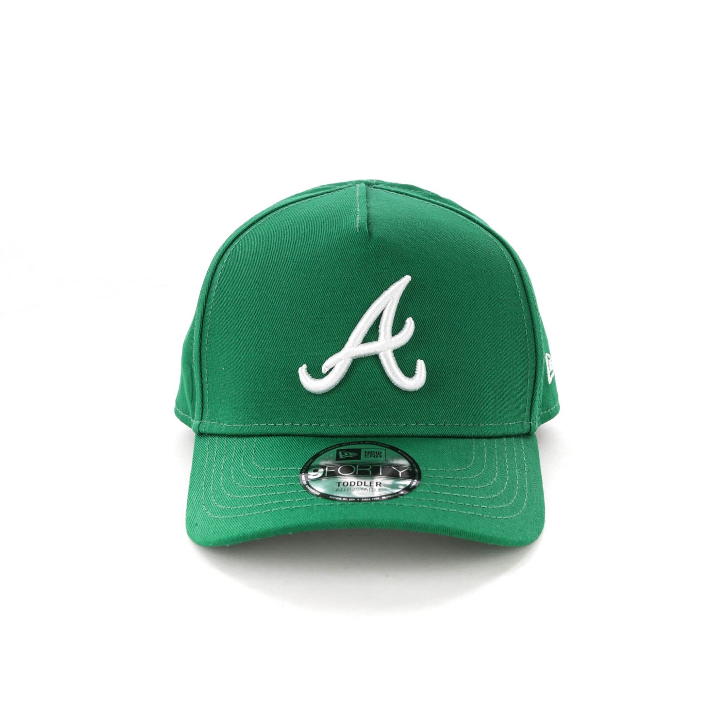 green braves hat