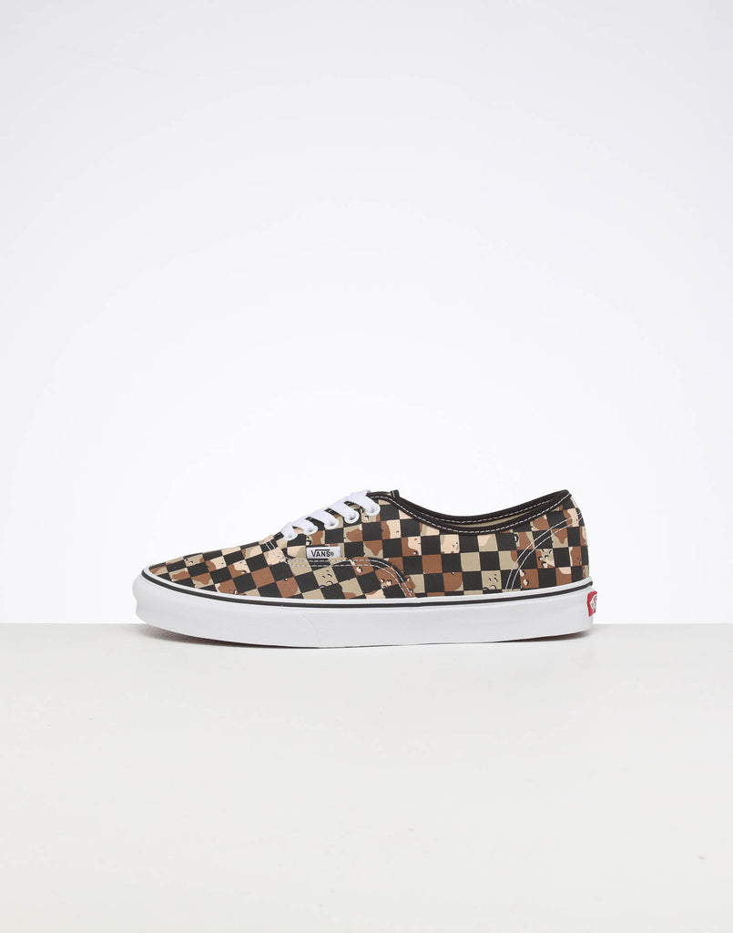 peach checkered vans