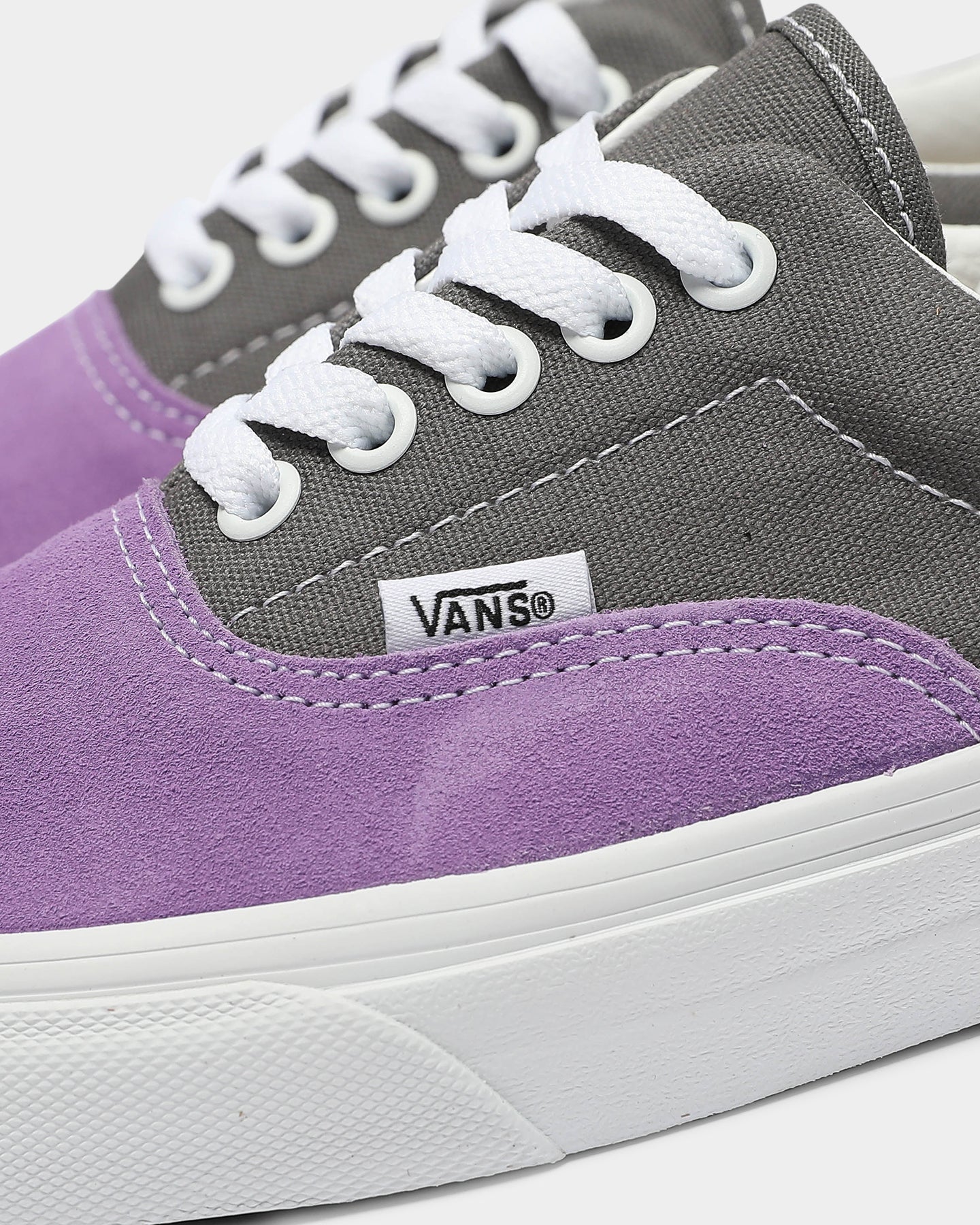 purple and gray vans