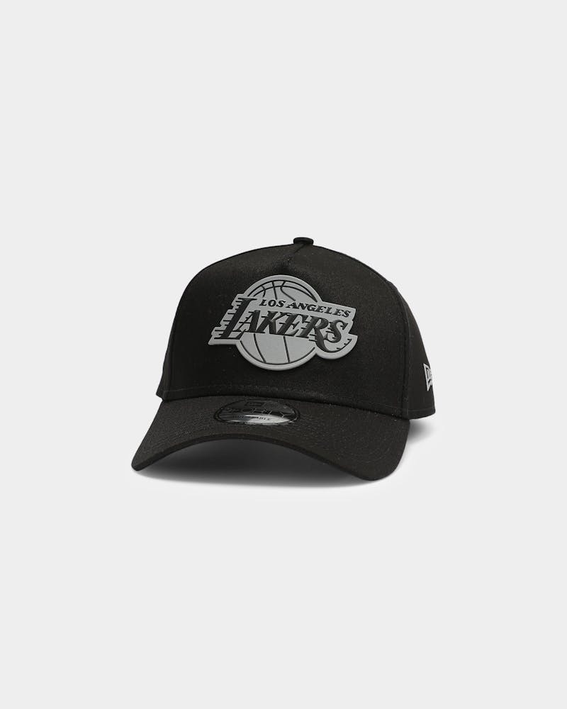 New Era Los Angeles Lakers 9forty A Frame Reflective Logo Snapback Black 3m Culture Kings