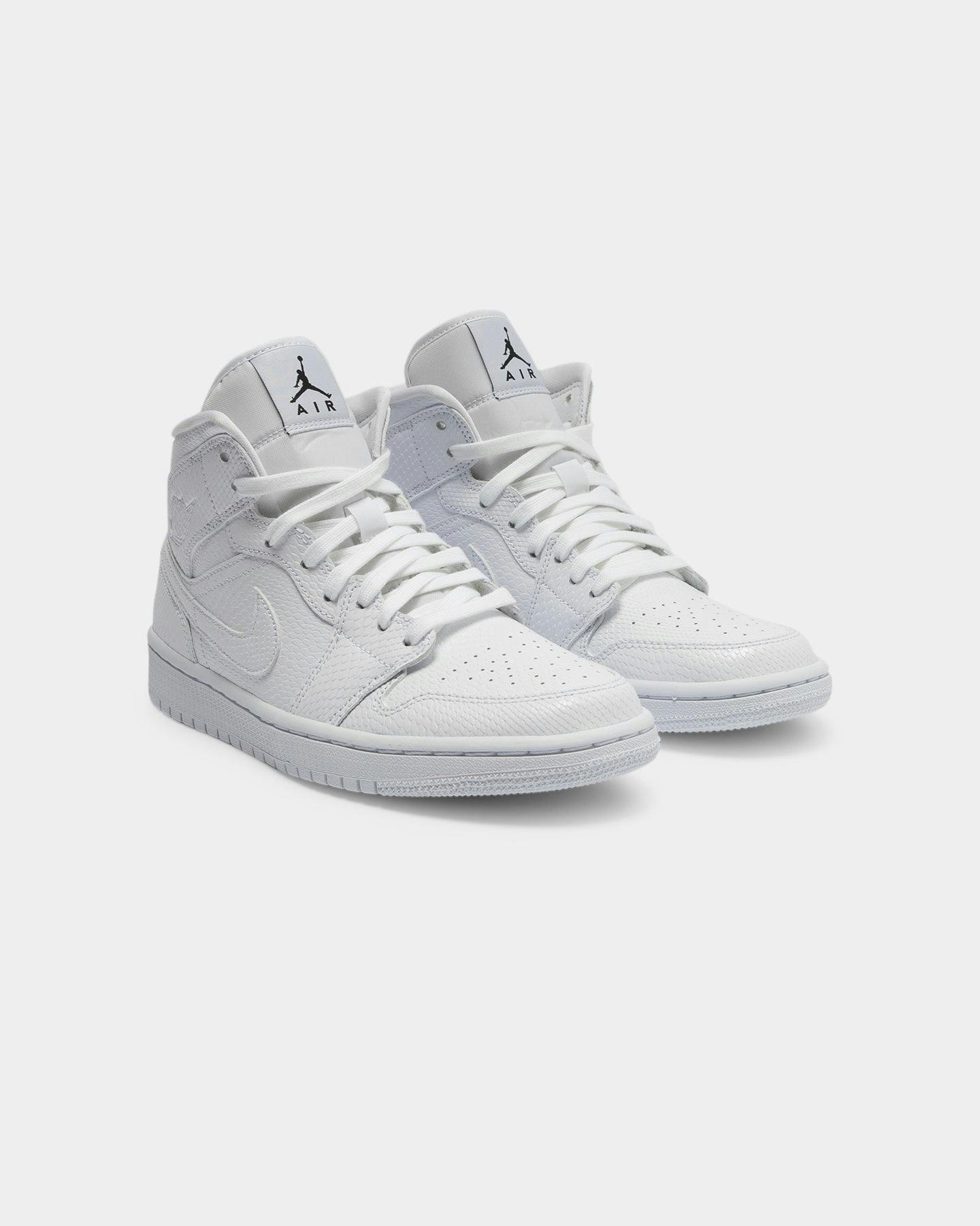 white high top jordans womens