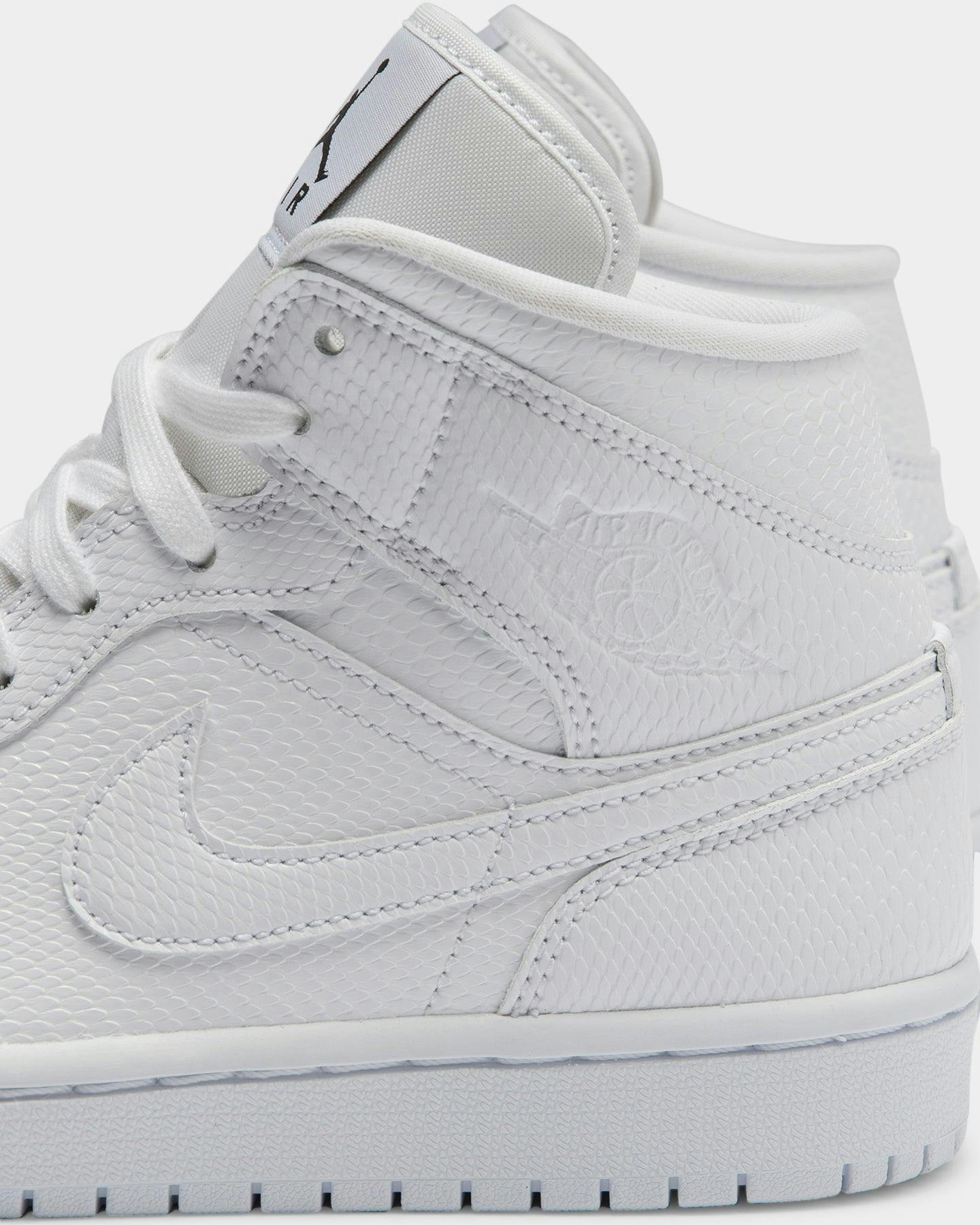 white high top jordans womens