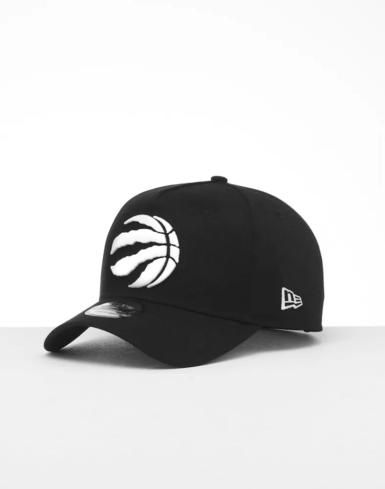 New Era Toronto Raptors 9forty K Frame Snapback Black White