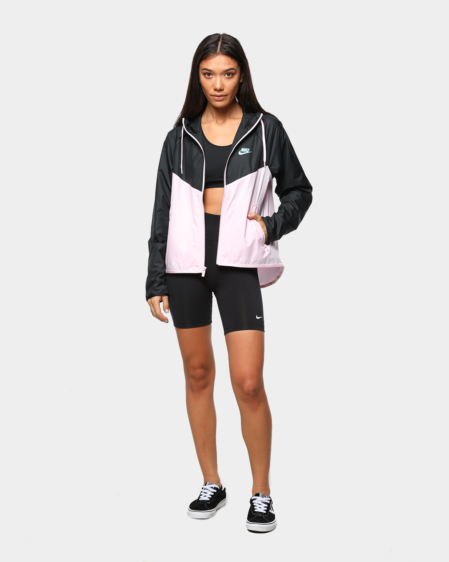 nike sportswear windrunner pink