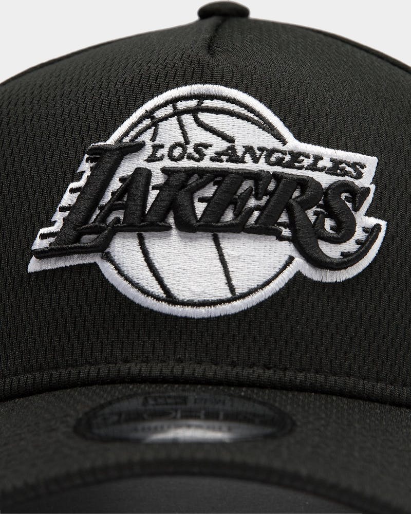 New Era Los Angeles Lakers Bball Mesh 9forty A Frame Snapback Black Culture Kings