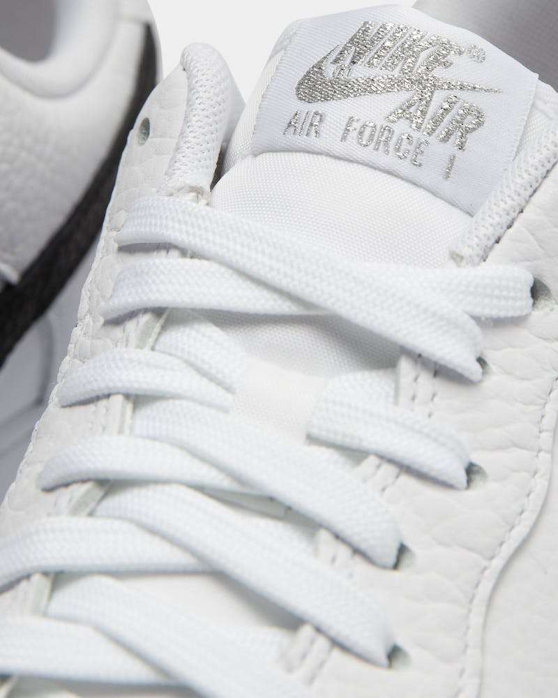 Nike Men's Air Force 1 '07 Premium 'Zip Swoosh' White/Black/Volt | Culture Kings