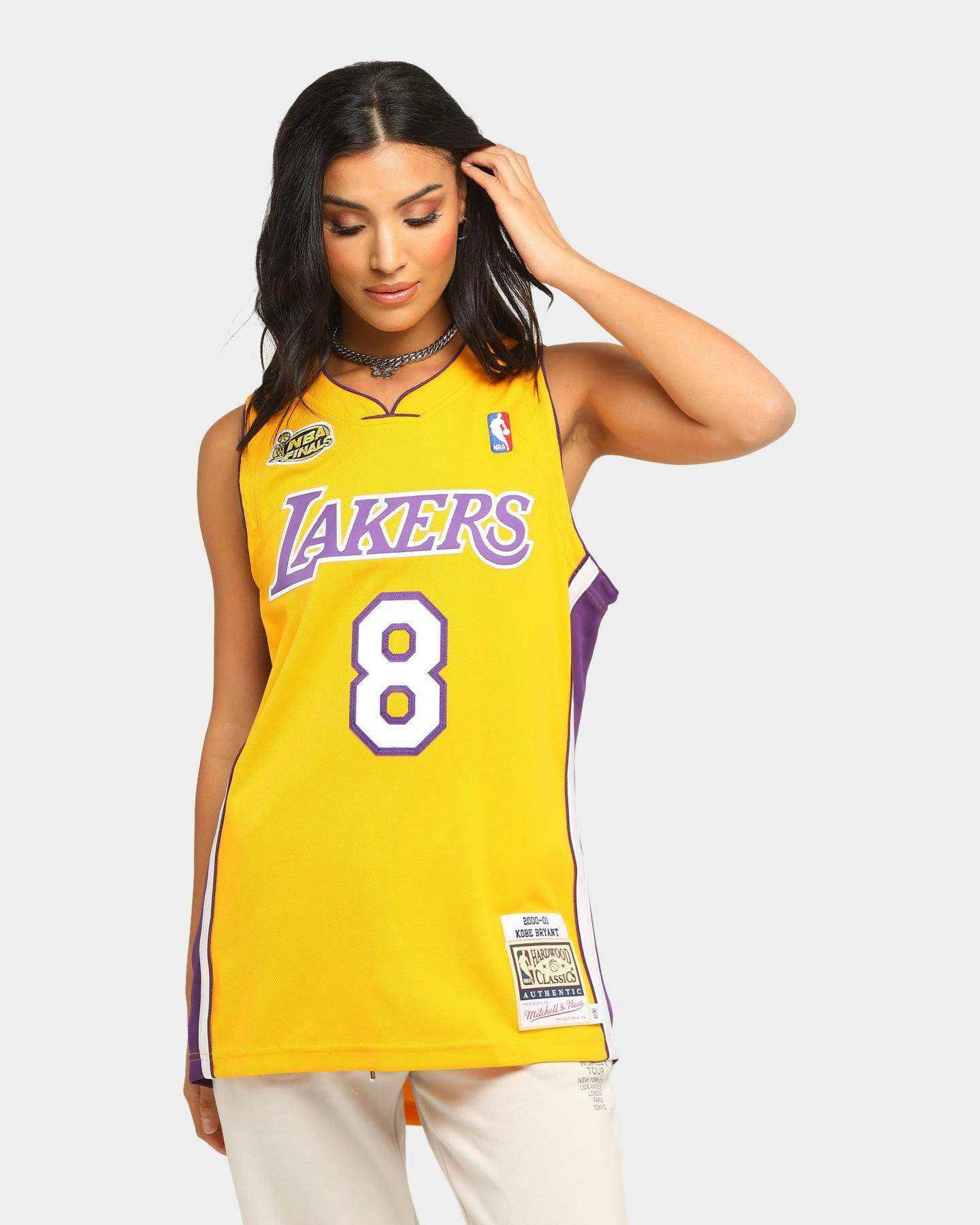 Mitchell Ness Kobe Bryant Nba Finals 00 01 8 Authentic Los Angele Culture Kings