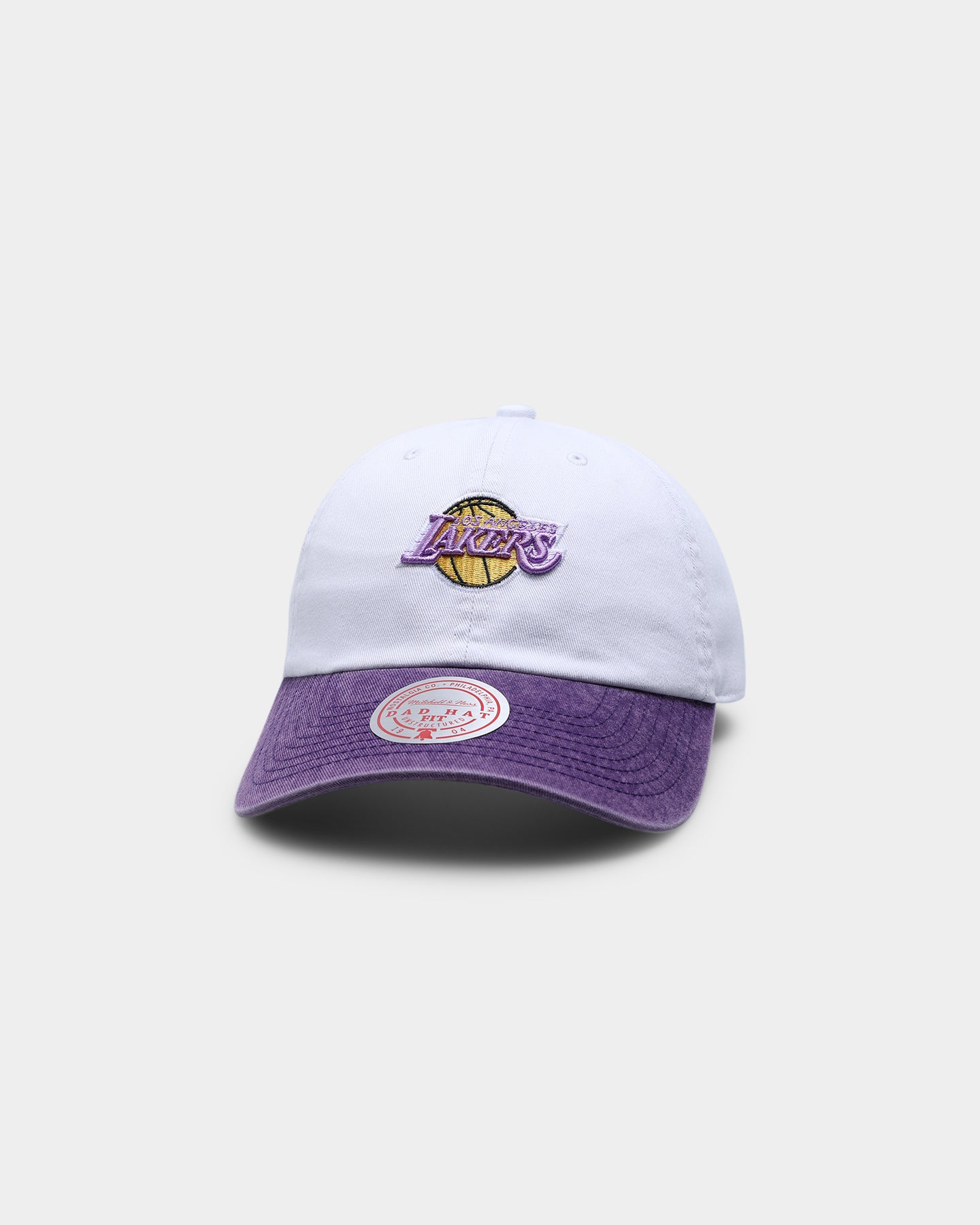 mitchell and ness lakers dad hat