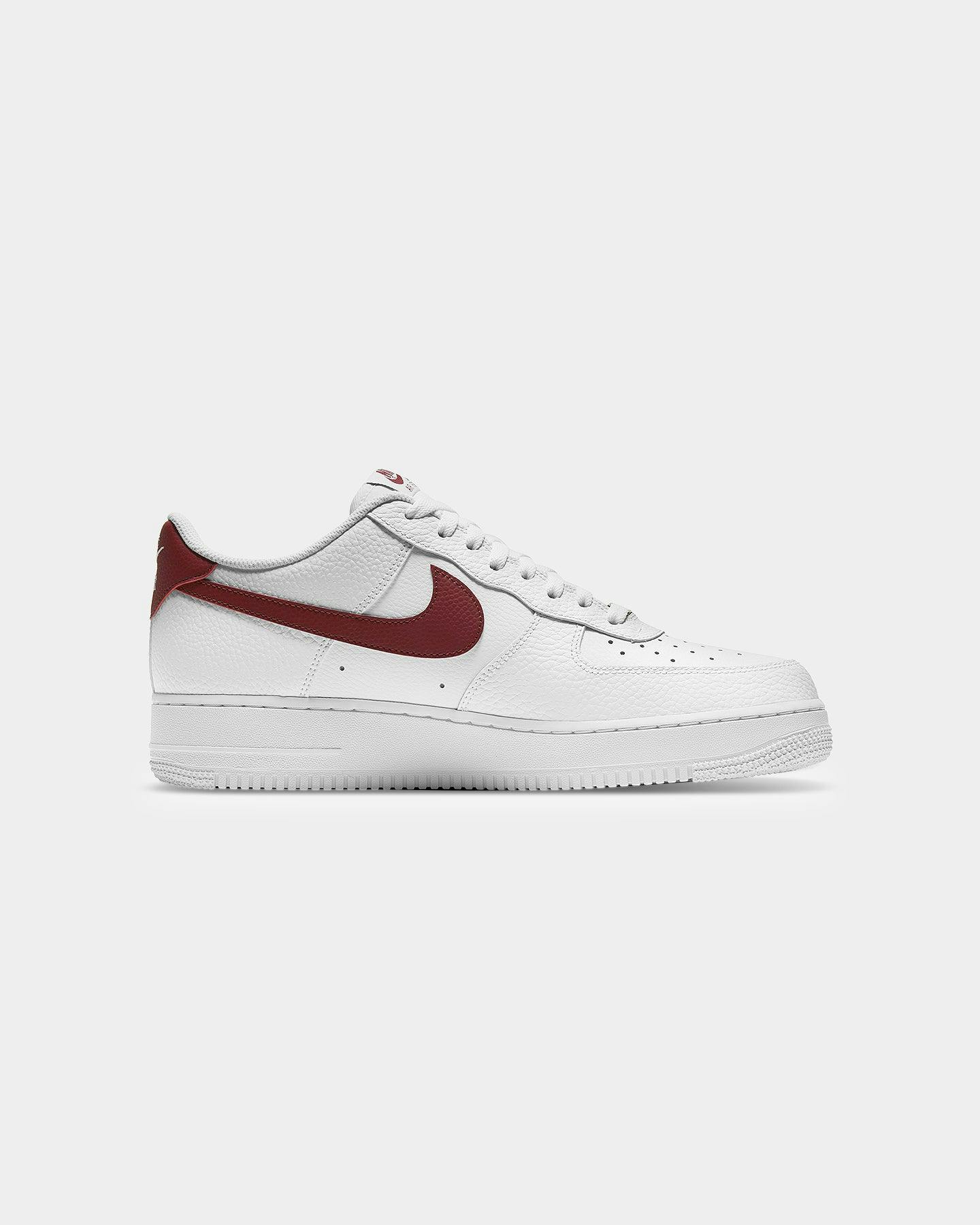 nike air force 1 07 red and white