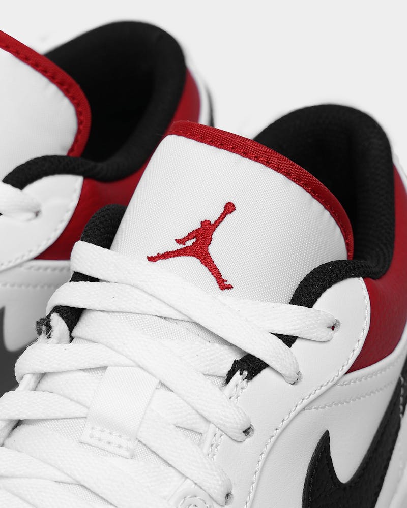 Jordan Air Jordan 1 Low White University Red White Gym Red Black Culture Kings
