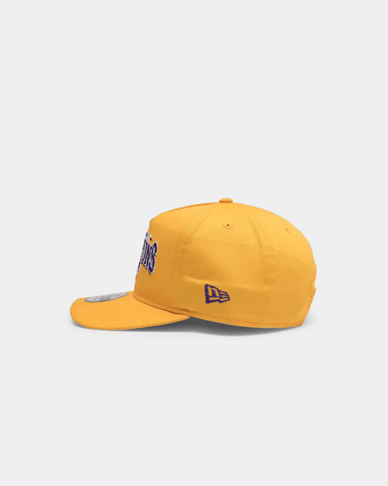 New Era Los Angeles Lakers 16x Champs Old Golfer Snapback Yellow Otc Culture Kings