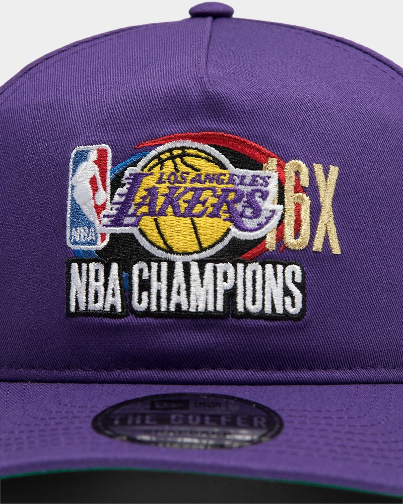 New Era Los Angeles Lakers 16x Champs Crc Old Golfer Snapback Purple O Culture Kings