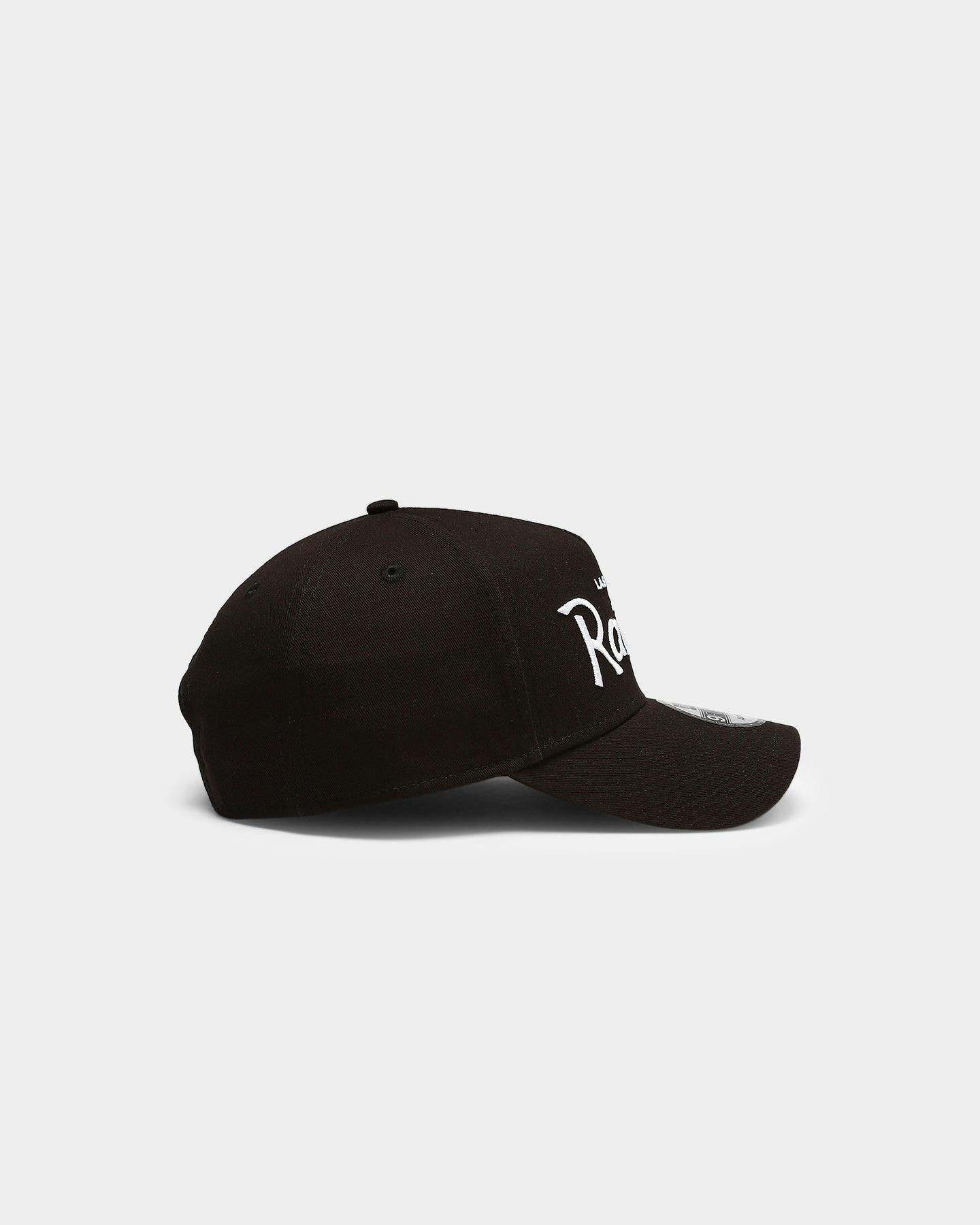 New Era Las Vegas Raiders Script 9FORTY A-Frame Snapback Black/White ...