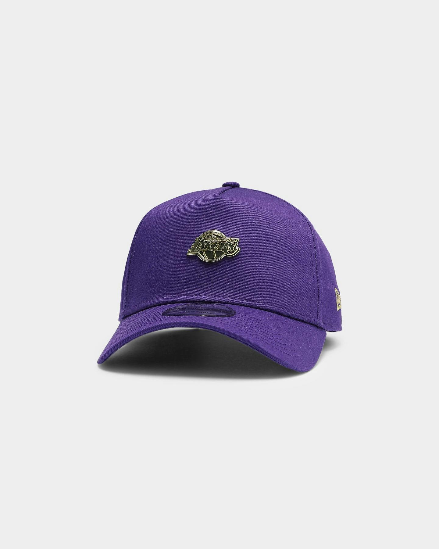 New Era Los Angeles Lakers Mini Metal 9forty A Frame Snapback Purple G Culture Kings