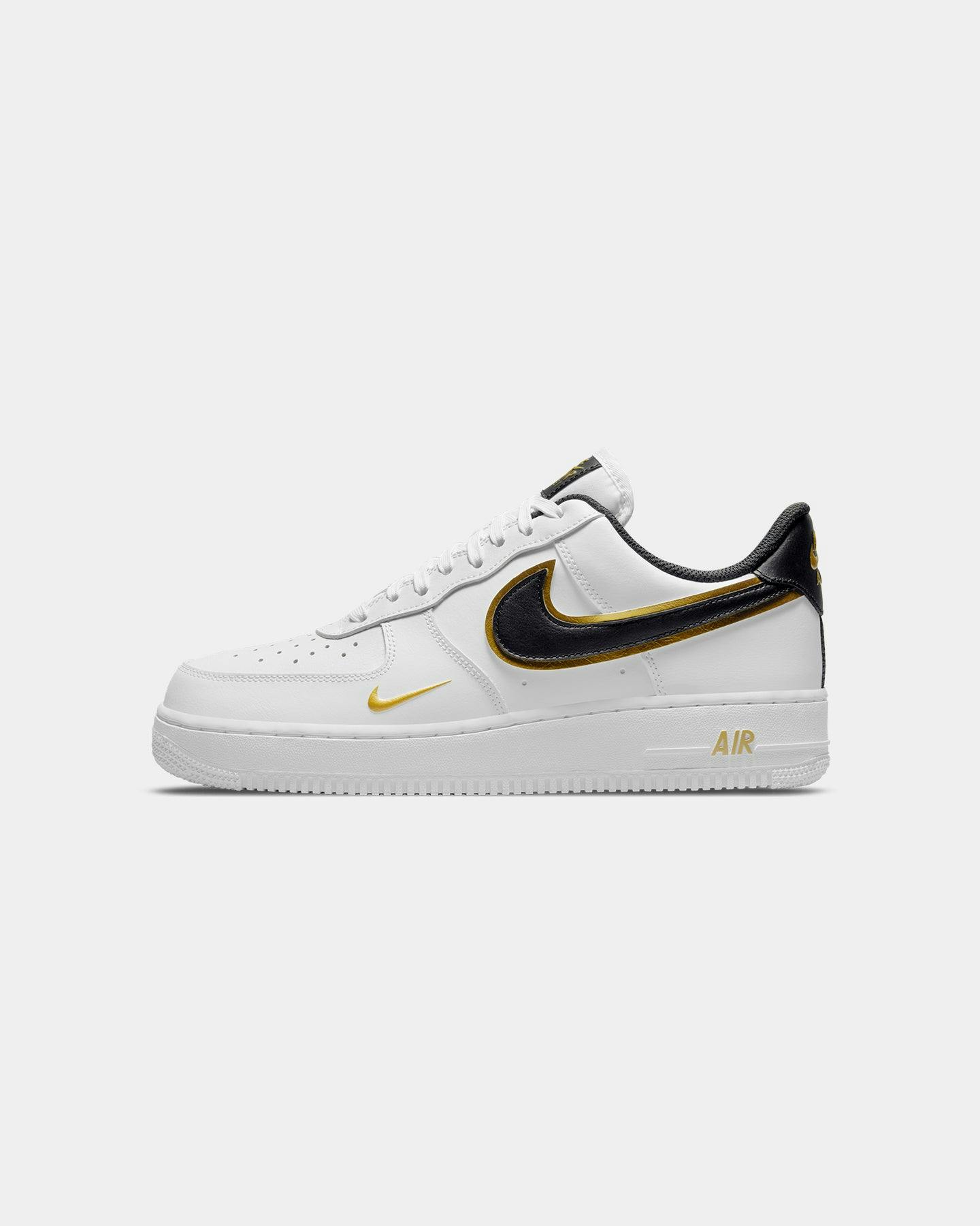 nike air force 1 07 lv8 black gold