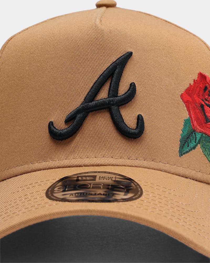 atlanta braves rose hat