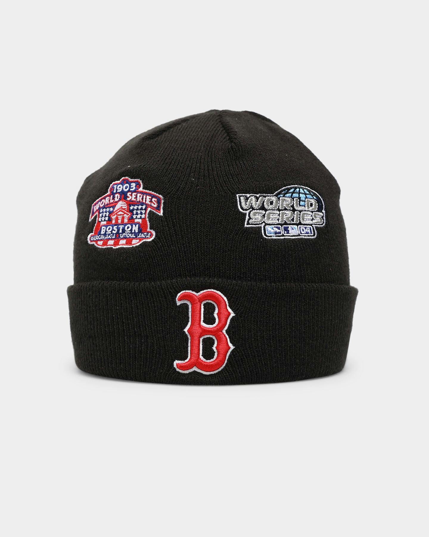 New Era Boston Red Sox All Over Champs Knit Beanie Black Culture Kings