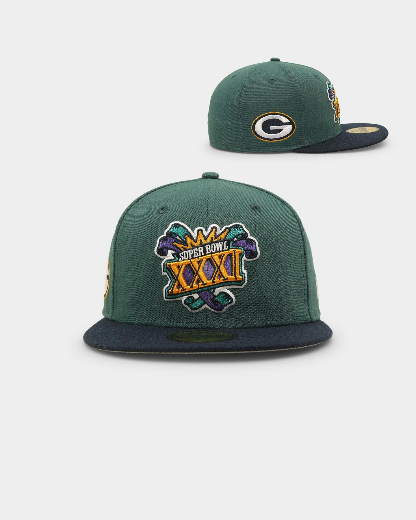 New Era Green Bay Packers '1997 Super Bowl' 59FIFTY Fitted Dark Green