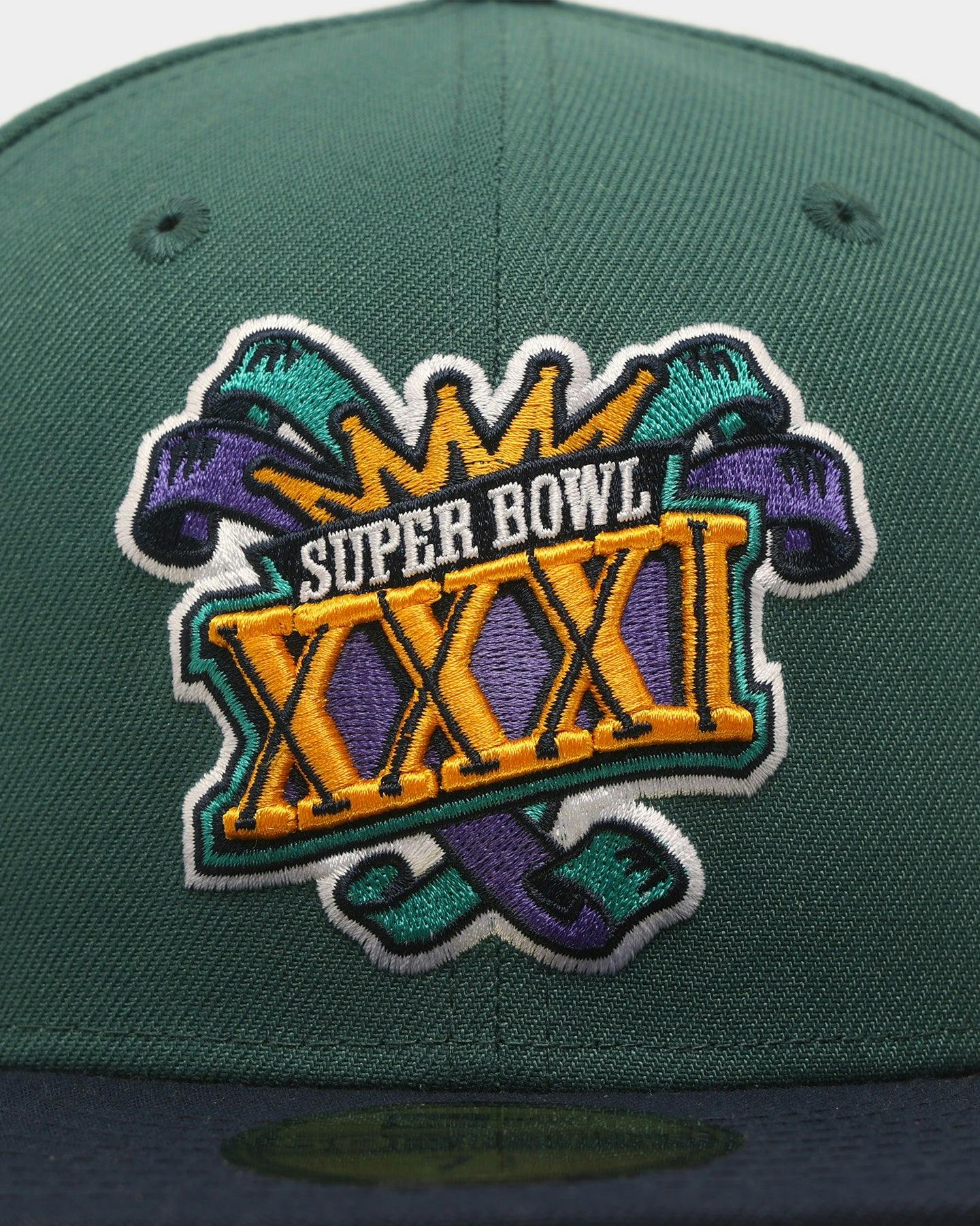 New Era Green Bay Packers '1997 Super Bowl' 59FIFTY Fitted Dark Green
