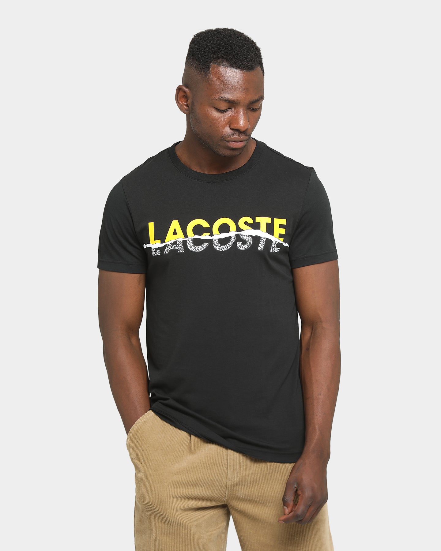 lacoste big logo t shirt