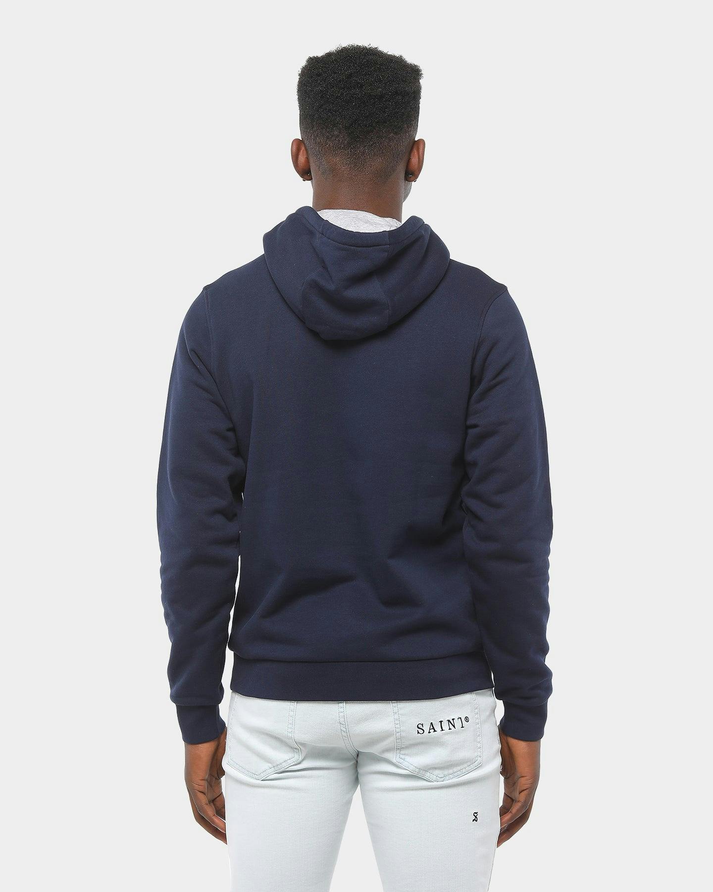 Lacoste Hooded Pullover Navy/Silver | Culture Kings