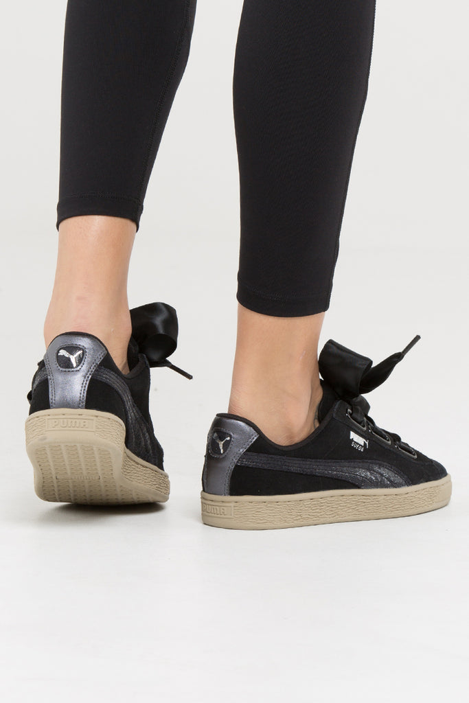 puma basket heart metallic puma basket heart metallic