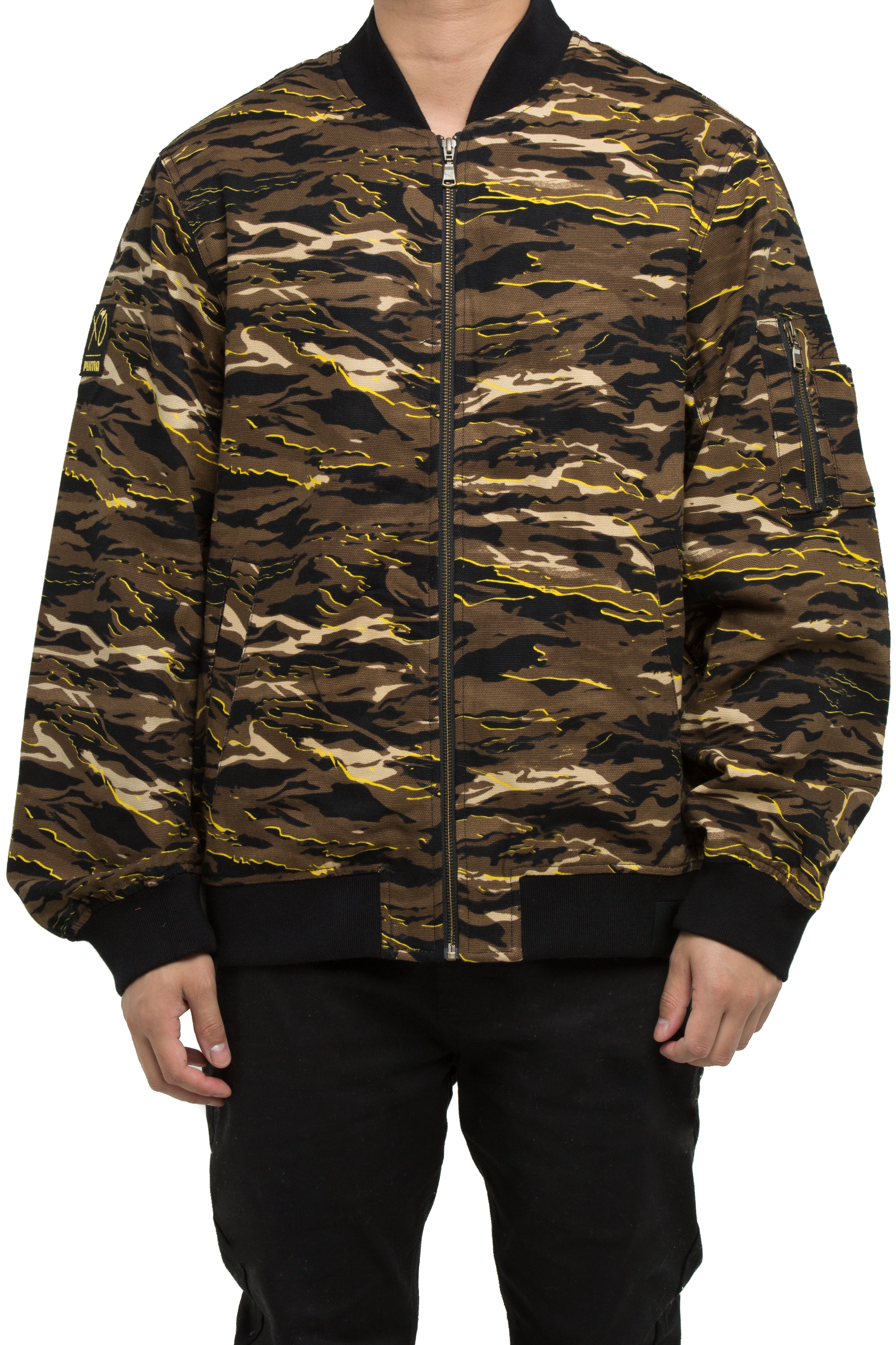 puma xo camo bomber