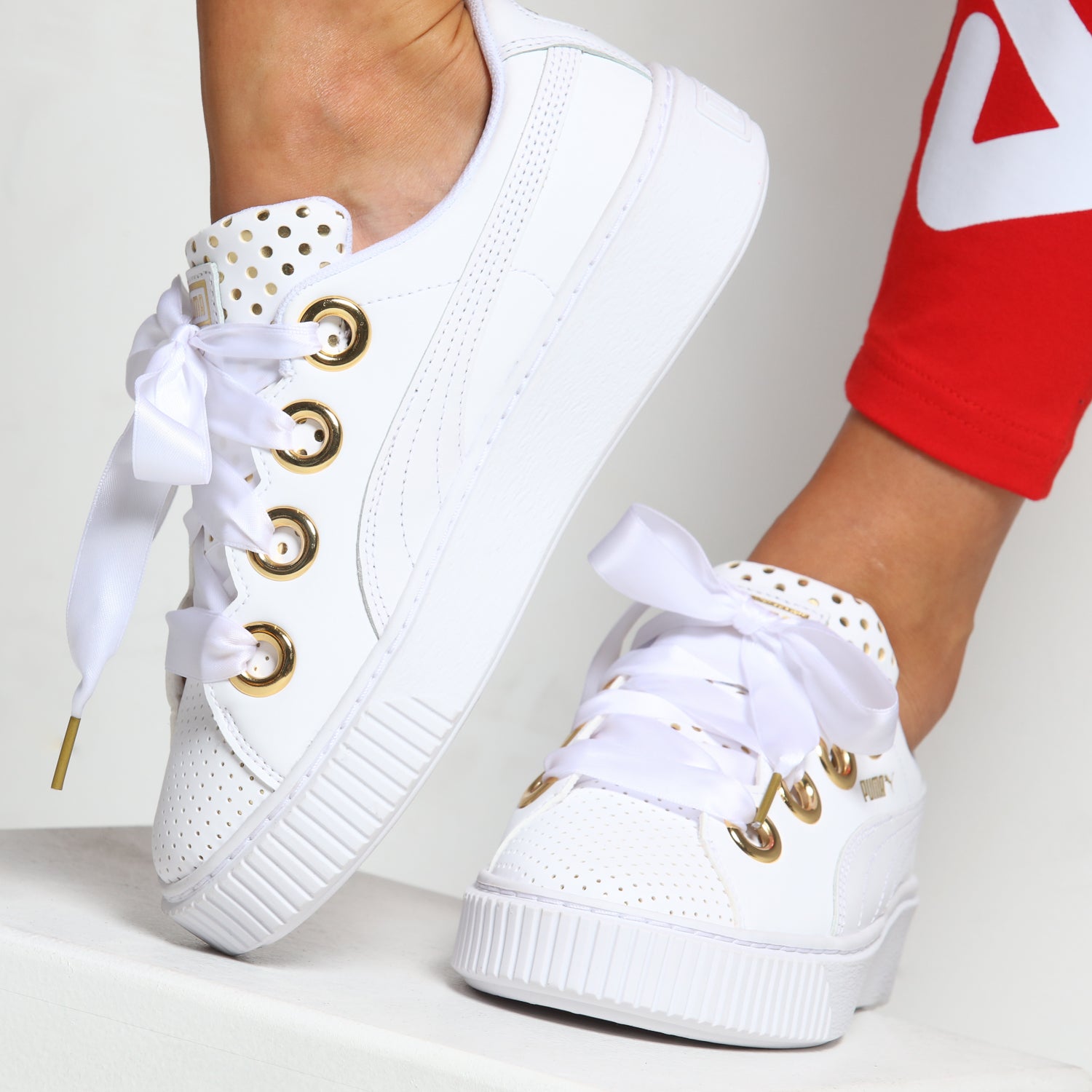 puma platform kiss lux
