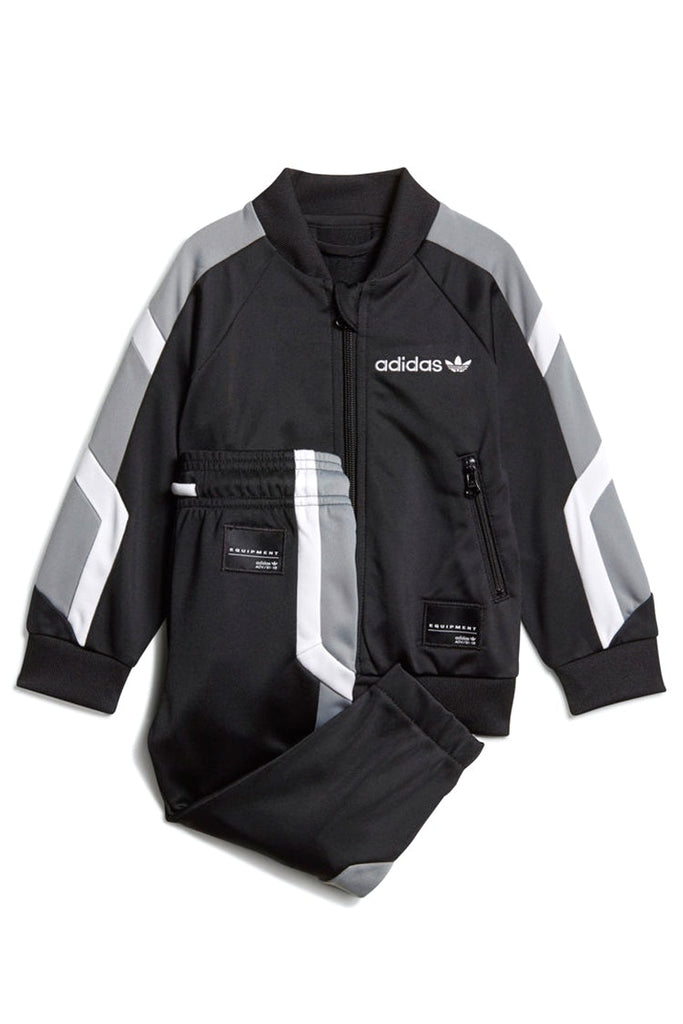 Adidas Infant EQT Track Suit Set BlackWhiteGrey Adidas Infant EQT Track Suit Set BlackWhiteGrey