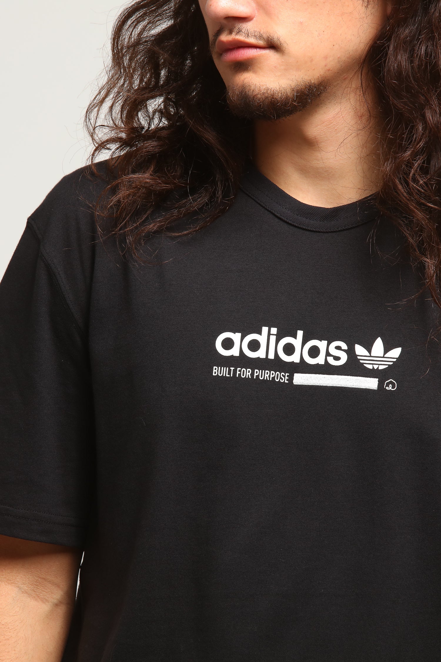 adidas kaval tee black