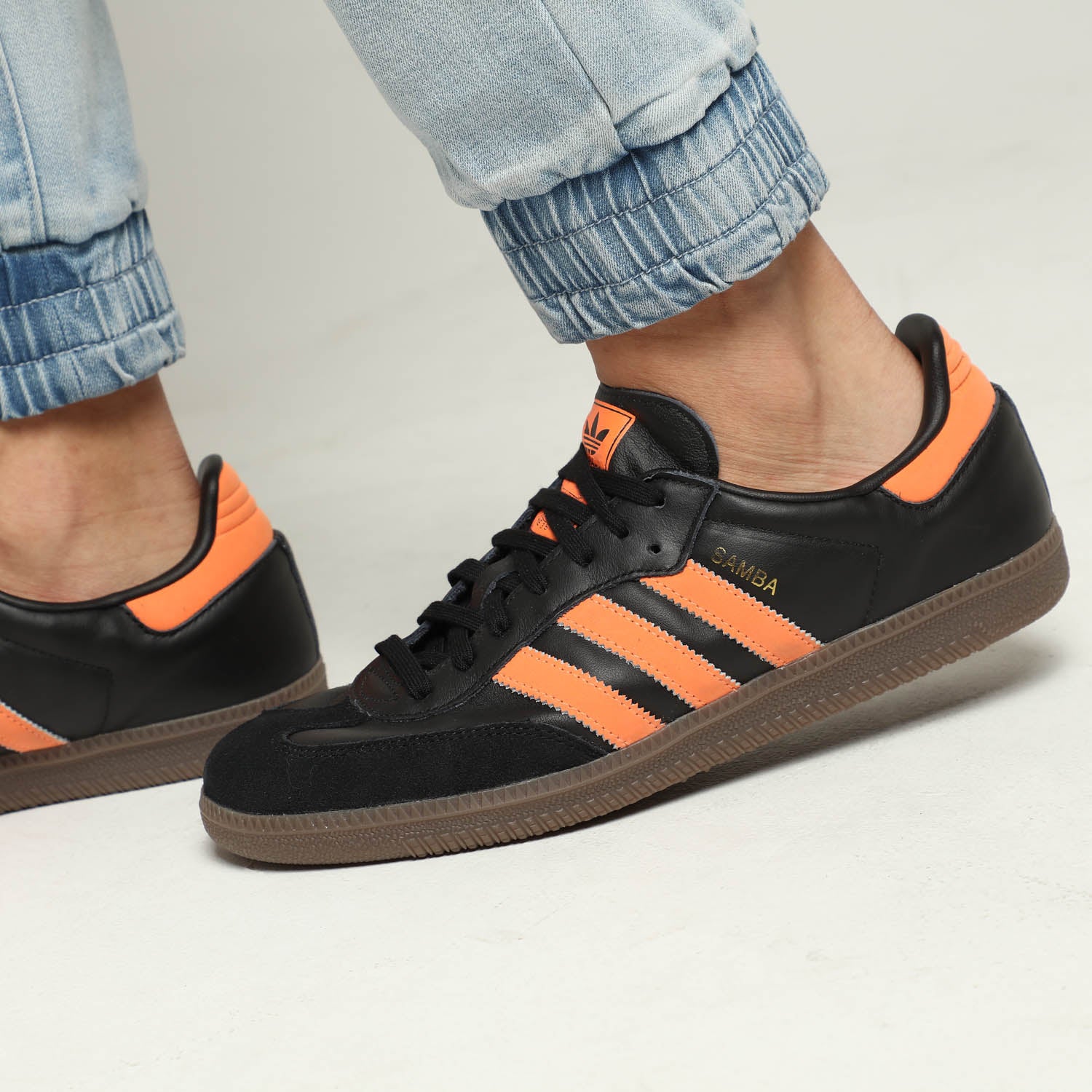adidas samba og black orange