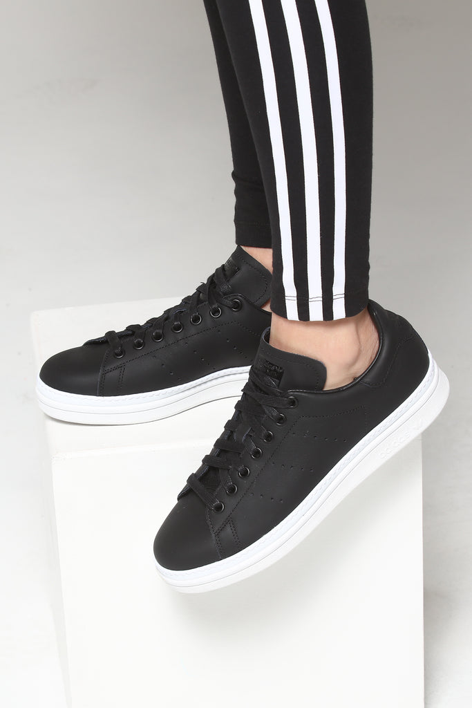 Adidas Women's Stan Smith New Bold Black/White Adidas Women's Stan Smith New Bold Black/White