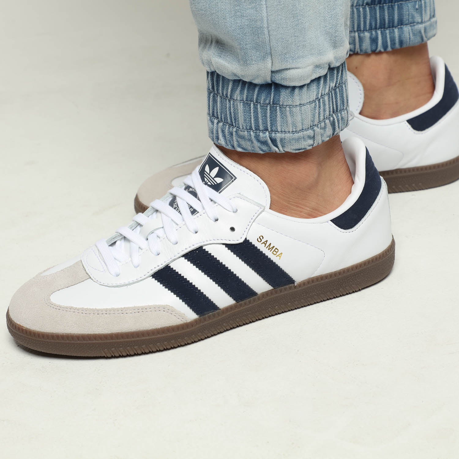 samba white navy