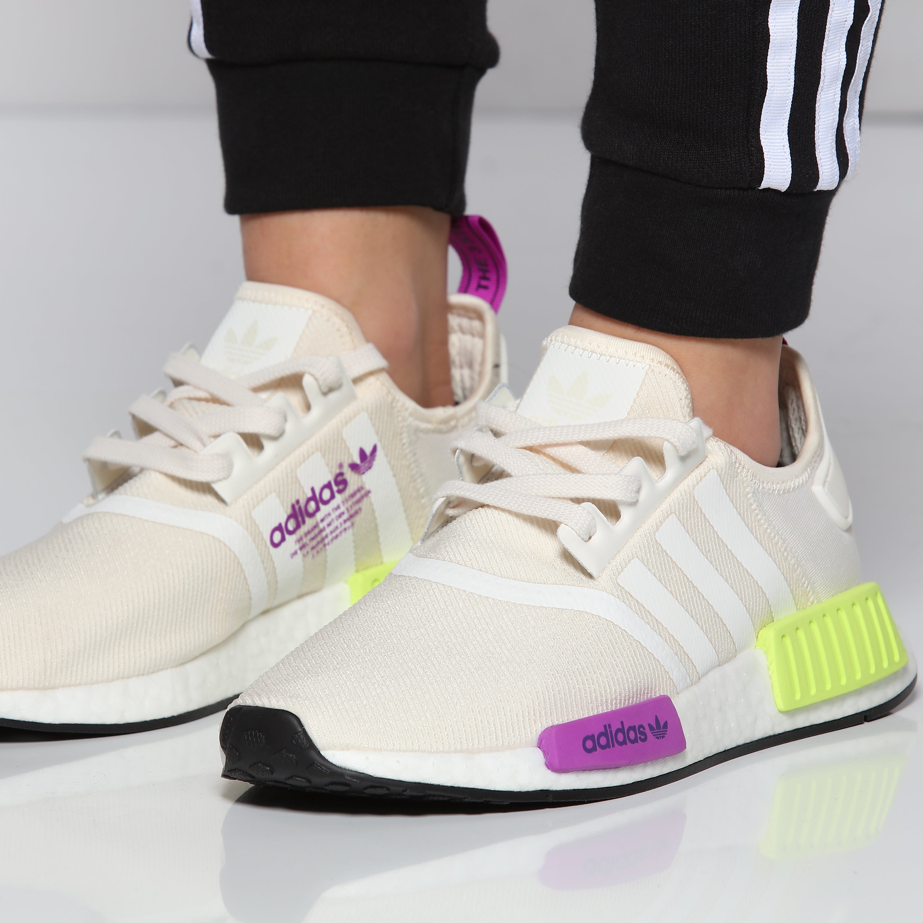 nmd white and purple